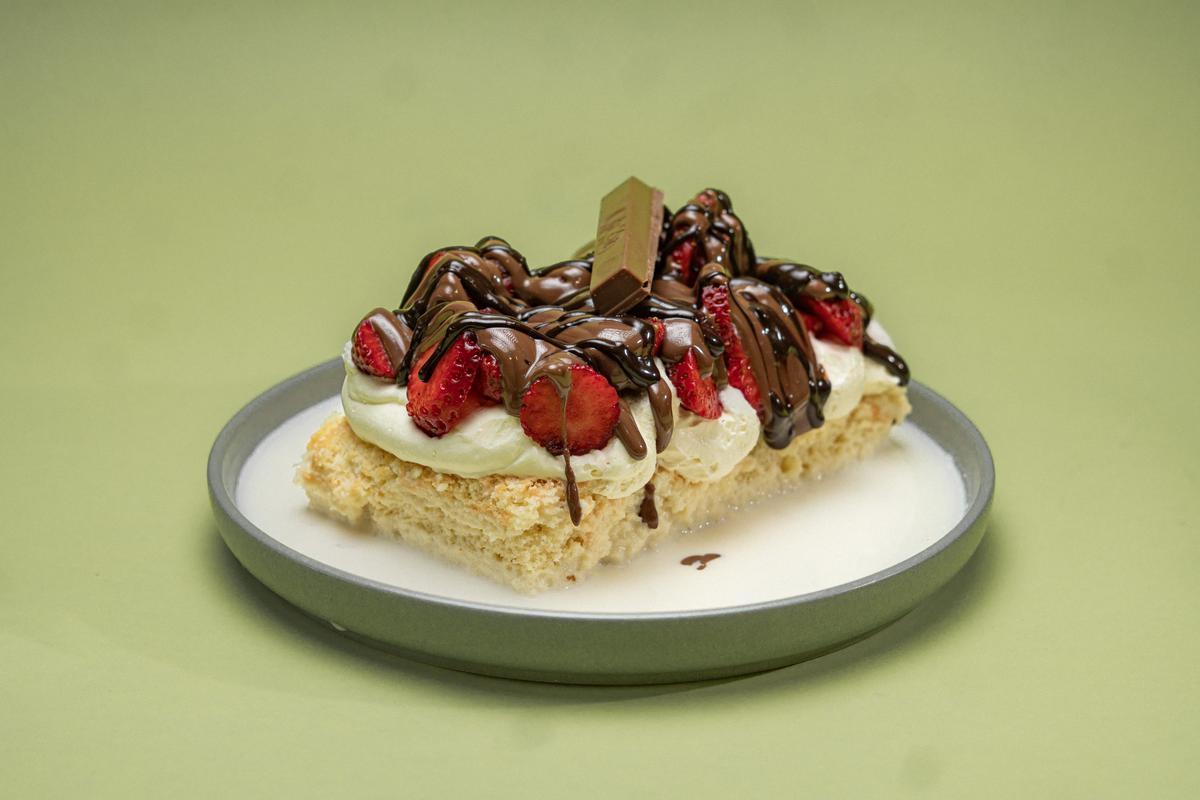 أشطوطة فريز ونوتيلا 